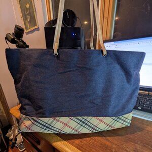 Amanda Smith Denim Tote With Coin Purse